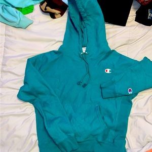 Dark Cyan Champion hoodie